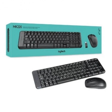 Беспроводной набор клавиатура+мышь Logitech Wireless Desktop MK220 