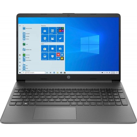 Ноутбук 15.6 HP 15s-fq0082ur IPS, Intel Celeron N4020 1.1ГГц, 4ГБ, 128ГБ SSD, Intel UHD Graphics 600, Free DOS 3.0