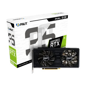 Видеокарта Palit NVIDIA GeForce RTX 3050, PA-RTX3050 DUAL, 8ГБ, GDDR6, Ret [ne63050019p1-190ad]