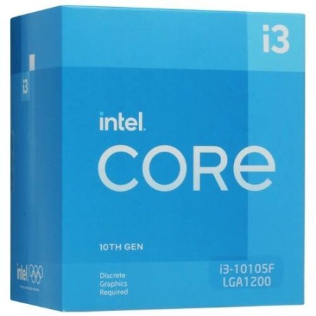   Процессор Socket 1200 INTEL Core i3-10105F (3.70GHz/6Mb) BOX