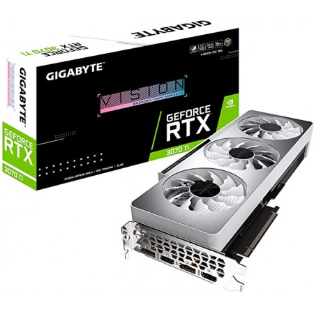 Видеокарта GIGABYTE GeForce RTX 3070 Ti VISION OC [GV-N307TVISION OC-8GD]