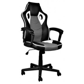 Игровое кресло RAIDMAX DK240WT черно-белое