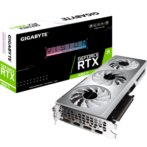 Видеокарта GIGABYTE GeForce RTX 3060 Ti VISION OC (LHR) [GV-N306TVISION OC-8GD rev2.0]