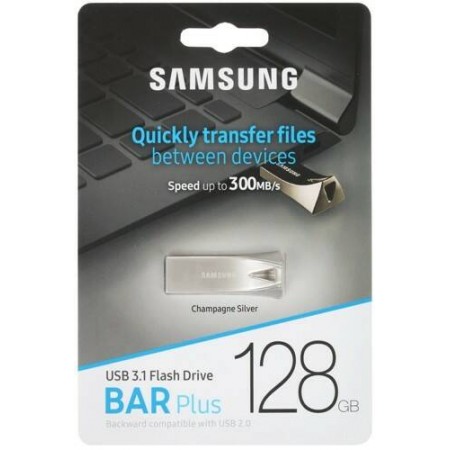 USB Flash накопитель 128Gb Samsung BAR Plus (MUF-128BE3/APC)
