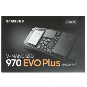       Твердотельный накопитель SSD M.2 Samsung 970 EVO Plus 250Gb [MZ-V7S250BW]
