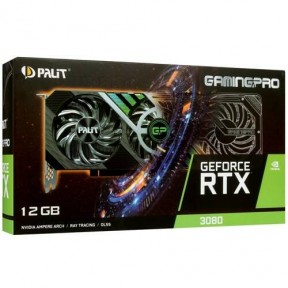 Видеокарта Palit GeForce RTX 3080 12GB GamingPro (LHR) [NED3080019KB-132AA]