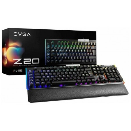 Клавиатура EVGA Keyboard Z20, RGB Color, Linear, Dark Gray ( 811-W1-20RU-KR)