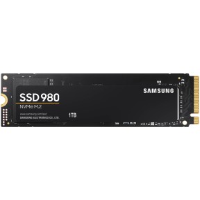 Твердотельный накопитель SSD M.2 SAMSUNG 1TB 980 / MZ-V8V1T0BW / V-NAND 3-bit MLC, M.2 PCIe 3.0 x4, NVMe 1.4,