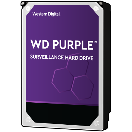 Жесткий диск HDD 3.5 SATA-III WD 2Tb Purple WD20PURZ 5400pm 64mb 