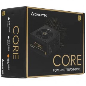 Блок питания Chieftec Core BBS-700S (ATX 2.3, 700W, 80 PLUS GOLD, Active PFC, 120mm fan) Retail