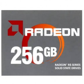 Твердотелный Накопитель SSD AMD 256GB Radeon R5 Client 2.5" R5SL256G SATA 6Gb/s, 3D TLC, RTL