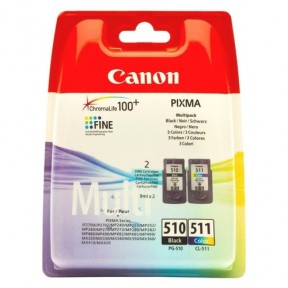 Набор картриджей Canon PIXMA MP240/260/480 Multi Pack PG-510+CL-511 (О)