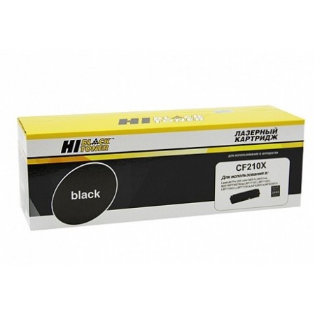 Картридж HP CLJ Pro 200 M251/MFPM276 Hi-Black (HB-CF210X) №131X, Bk, 2,4K