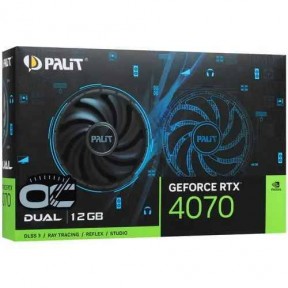 Видеокарта Palit GeForce RTX 4070 Dual OC [NED4070S19K9-1047D]