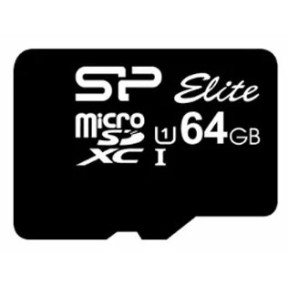 Карта памяти microSDXC 64Gb Class10 Silicon Power SP064GBSTXBU1V10 w/o adapte