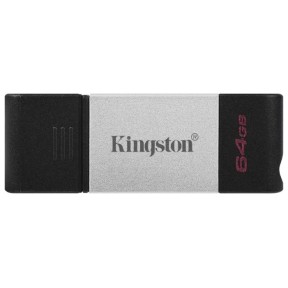 Память Type-C 3.0 Kingston 64Gb DataTraveler 80 DT80/64GB черный