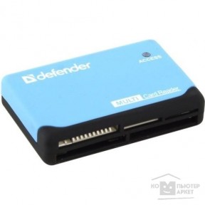 Defender Универсальный картридер Ultra USB 2.0, 5 слотов / 83500 /
