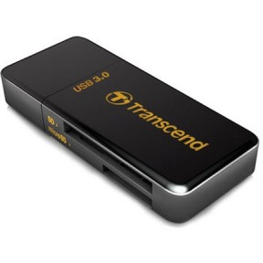 Transcend Универсальный картридер / TS-RDF5K / USB3.0 Single-Lun Reader, Black
