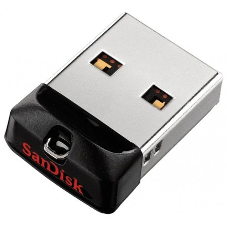 Память USB 2.0 Sandisk 16Gb Cruzer Fit SDCZ33-016G-G35 USB2.0 черный