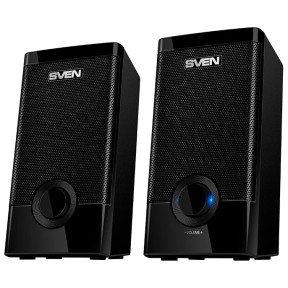 Колонки SVEN 318, чёрный, акустическая система 2.0 (USB, мощность 2x2.5 Вт(RMS)), черный / SV-015176 / 