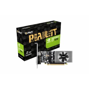 Видеокарта 2Gb PCI-Exp Palit GeForce GT1030 GDDR4 (64bit) DVI/HDMI (OEM) NE103000646-1080F