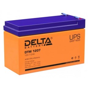 Аккумуляторная батарея Delta DTM 1207 (12V 7,2Ah)