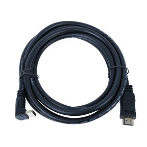 Кабель HDMI<=>HDMI-угловой коннектор 90град 3м, 2.0V VCOM <CG523-3M> /