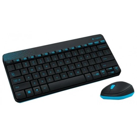 Беспроводной набор клавиатура+мышь Logitech Wireless Desktop MK240 Nano Black Retail Combo 920-008213
