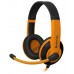 Defender Игровая гарнитура Warhead G-120 черный + оранжевый, кабель 2 м / 64099 /