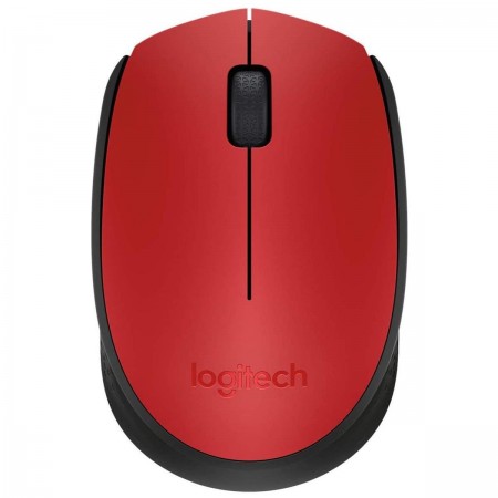 Мышь беспроводная Logitech M171 красный