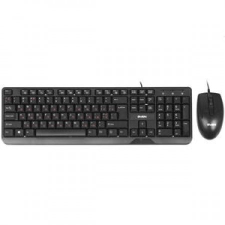 Клавиатура+мышь проводная SVEN KB-S330C черный