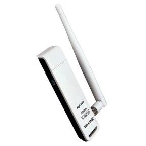 Адаптер Wi-Fi / TL-WN722N / 150Mbps High Gain Wireless N USB Adapter with Cradle, Atheros, 1T1R, 2.4GHz, 802.11n/g/b, 1 detachable antenna